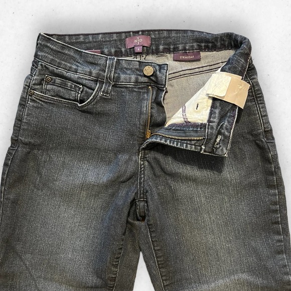 NYDJ Denim Jeans Women's Size 4 Mid Rise Straight Blue Lifting Technology - Picture 4 of 10